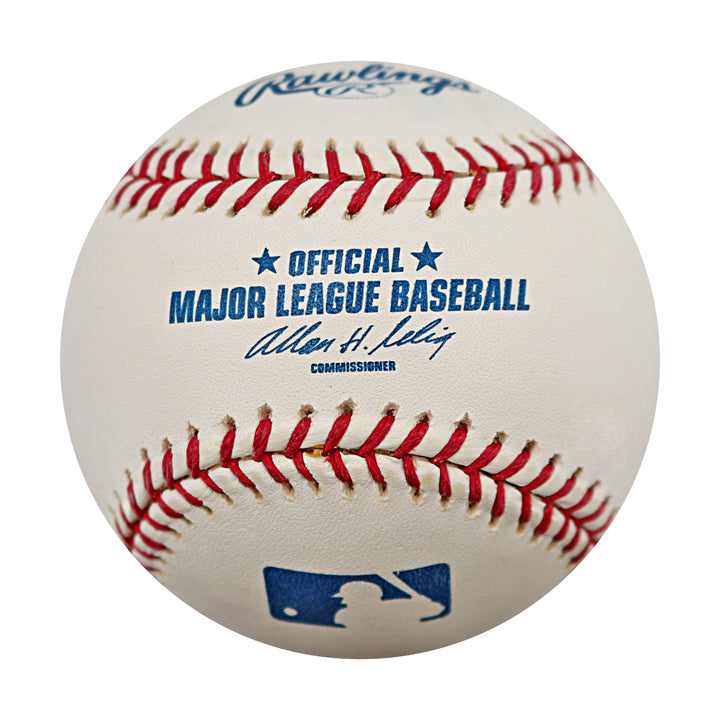 Fred McGriff Rays Braves Autographed Inscribed OMLB Baseball IronClad Auth Holo