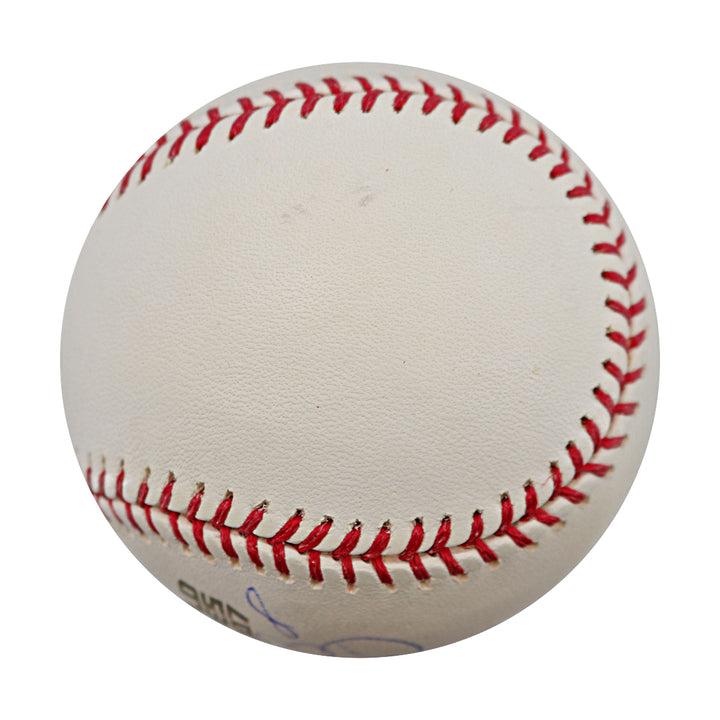 Manny Ramirez Red Sox Autographed 2007 World Series Logo Baseball Steiner COA