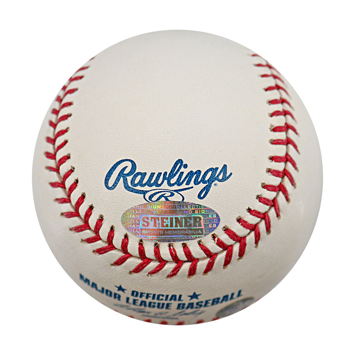 Carl Pavano Boston Red Sox Autographed OMLB Baseball Steiner Holo