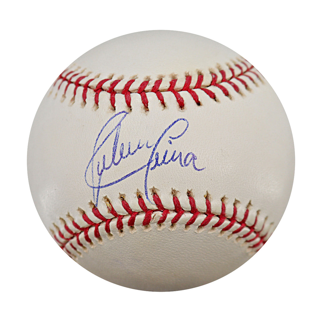 Ruben Sierra Rangers Yankees Autographed OMLB Baseball PSA COA
