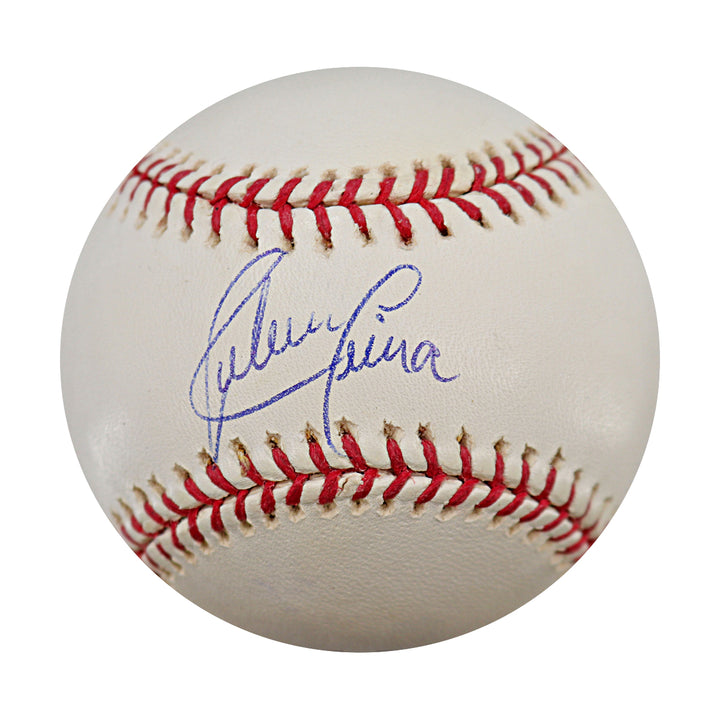 Ruben Sierra Rangers Yankees Autographed OMLB Baseball PSA COA
