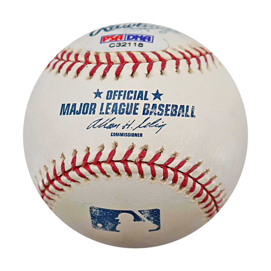 Ruben Sierra Rangers Yankees Autographed OMLB Baseball PSA COA
