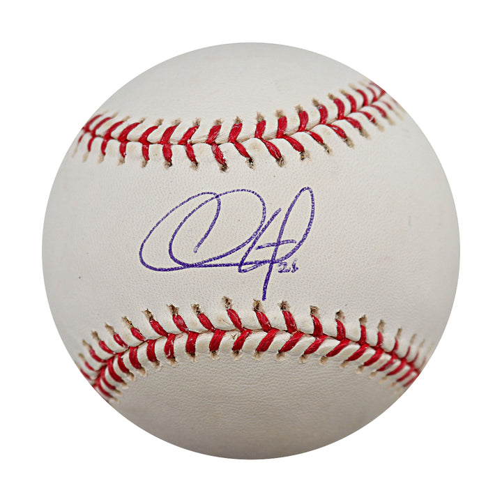 Chase Utley Philadelphia Phillies Autographed OMLB Baseball MLB Holo