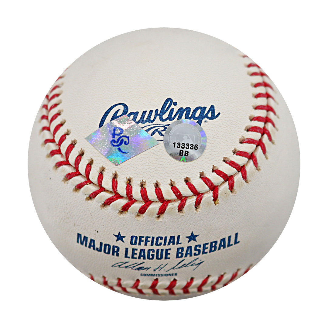 Chase Utley Philadelphia Phillies Autographed OMLB Baseball MLB Holo