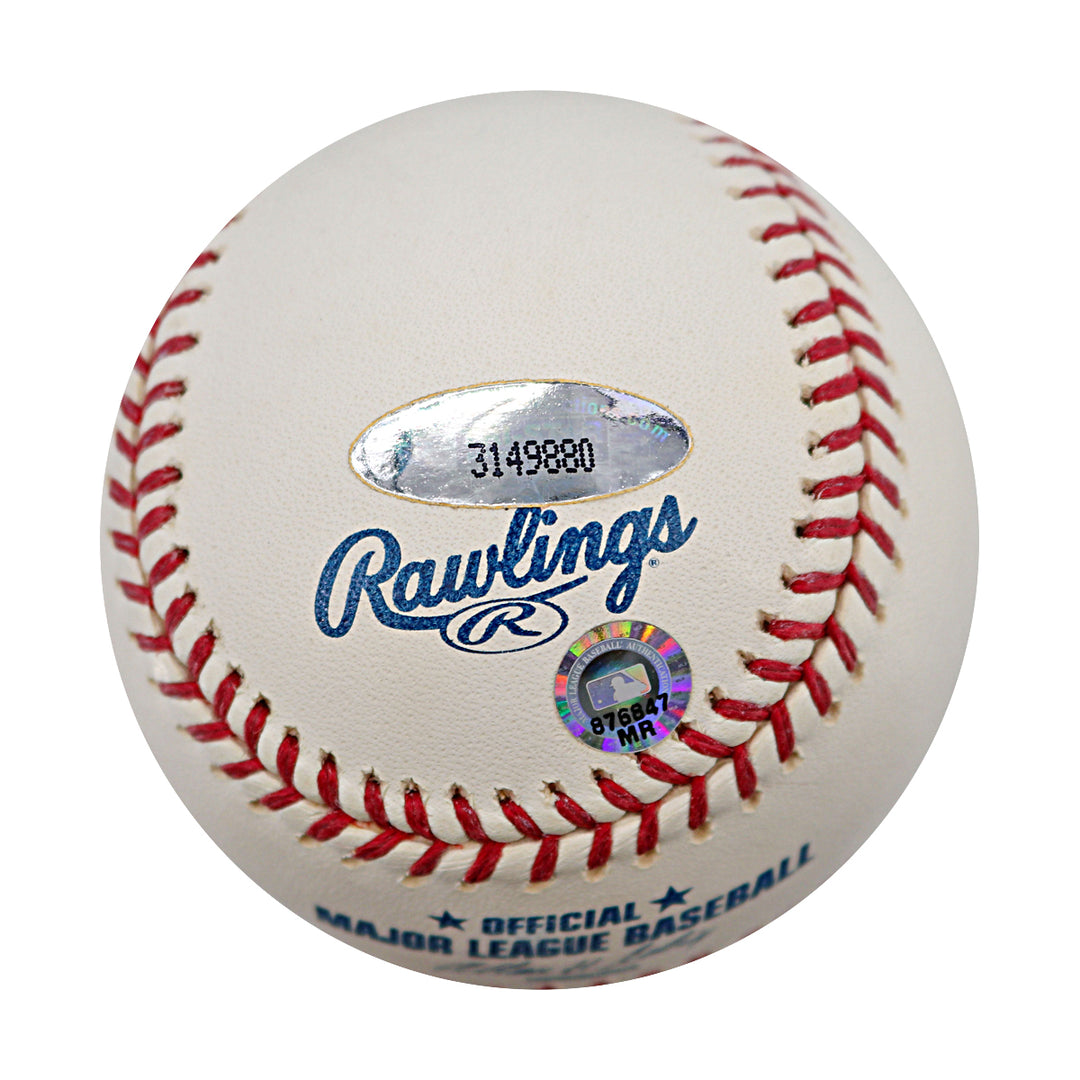 Dontrelle Willis Miami Marlins Autographed OMLB Baseball Tri Star & MLB Holo