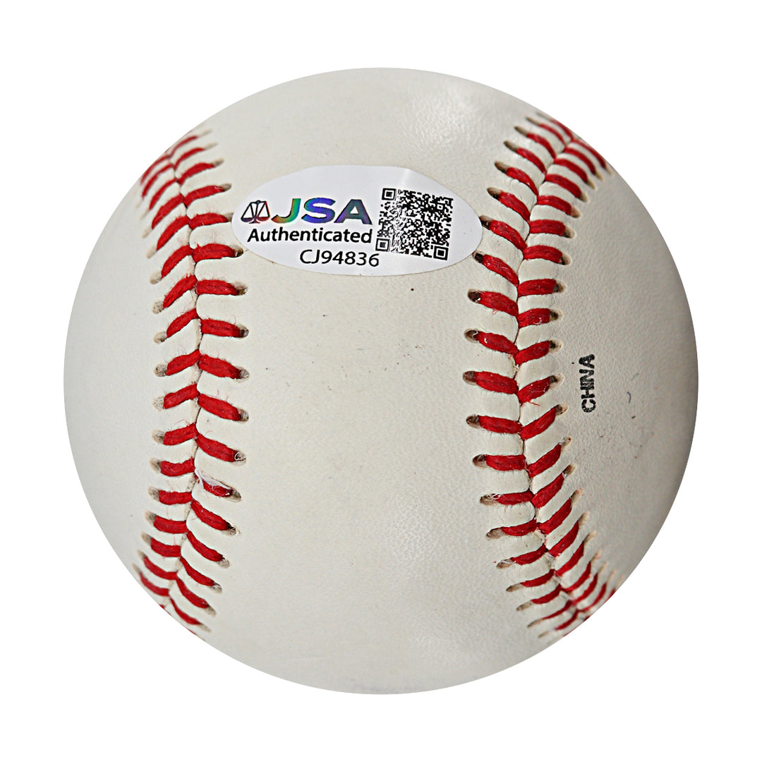 John Franco New York Mets Autographed 300th Save Baseball JSA COA