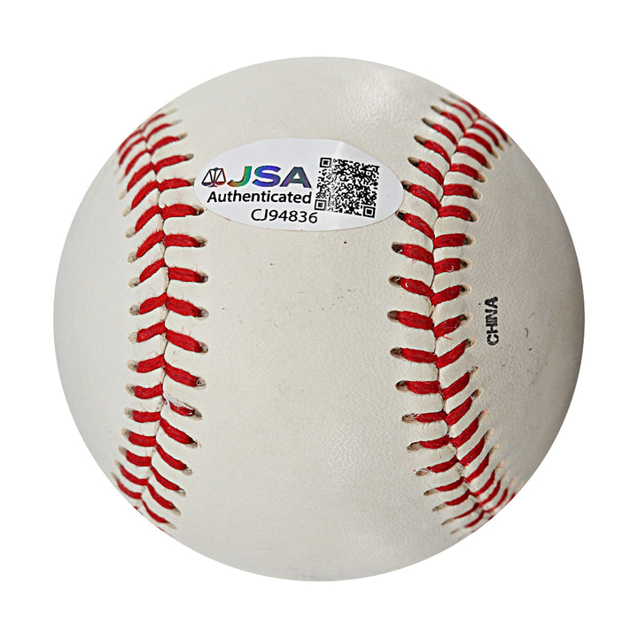 John Franco New York Mets Autographed 300th Save Baseball JSA COA