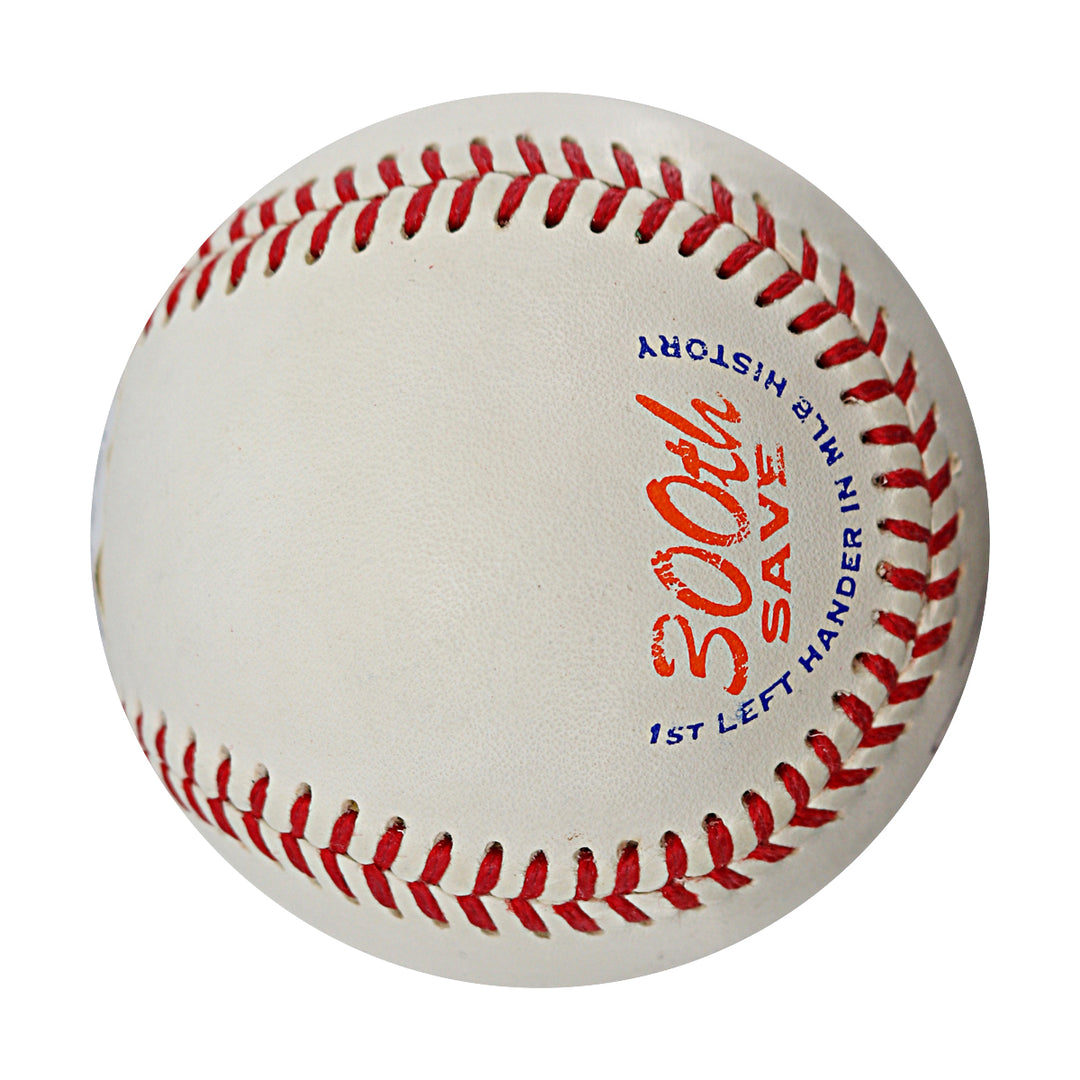 John Franco New York Mets Autographed 300th Save Baseball JSA COA