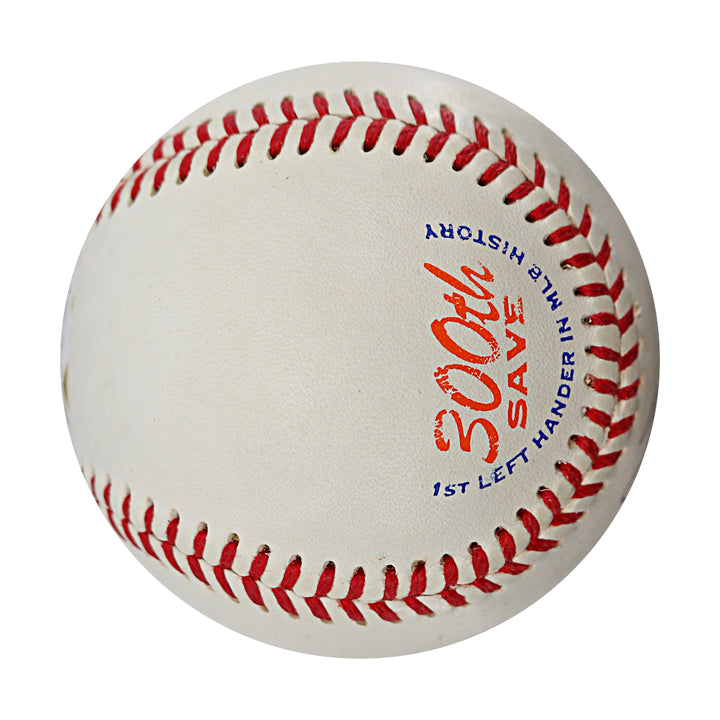John Franco New York Mets Autographed 300th Save Baseball JSA COA