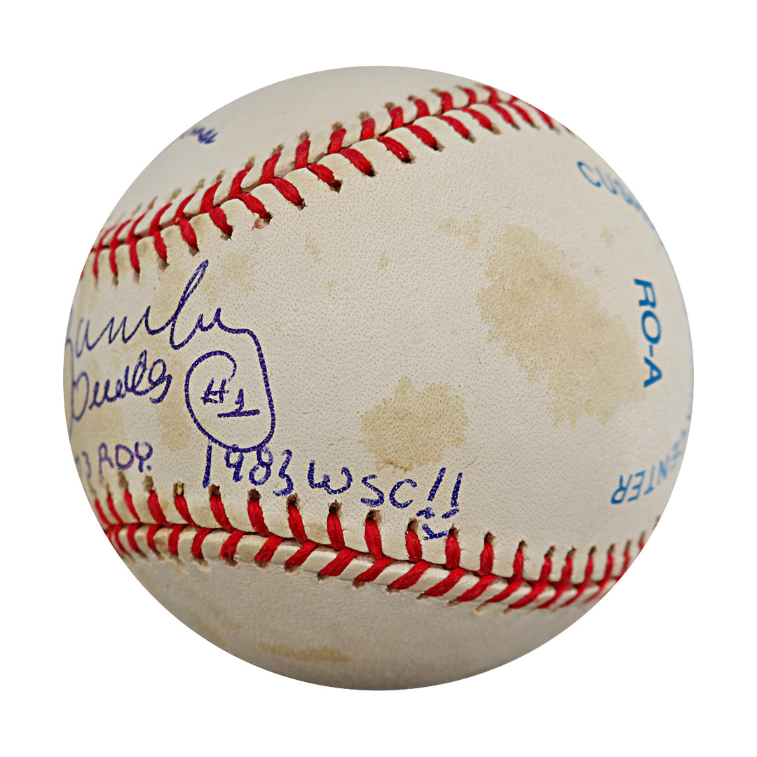 Al Bumbry Balitmore Orioles Autographed Inscribed OAL Baseball JSA COA