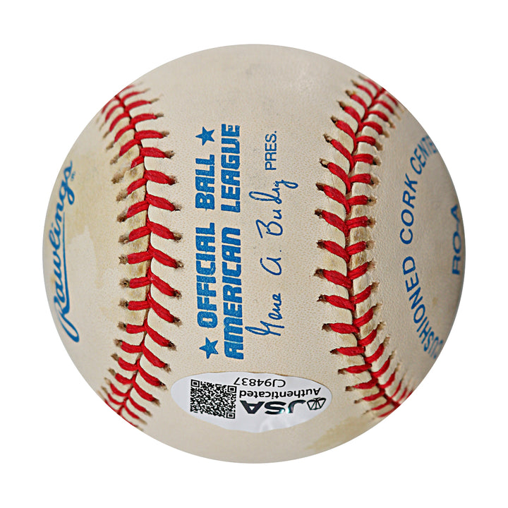Al Bumbry Balitmore Orioles Autographed Inscribed OAL Baseball JSA COA