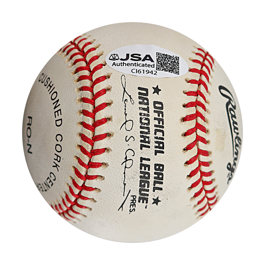 Gary Carter Mets Expos Autographed ONL Baseball JSA COA-2