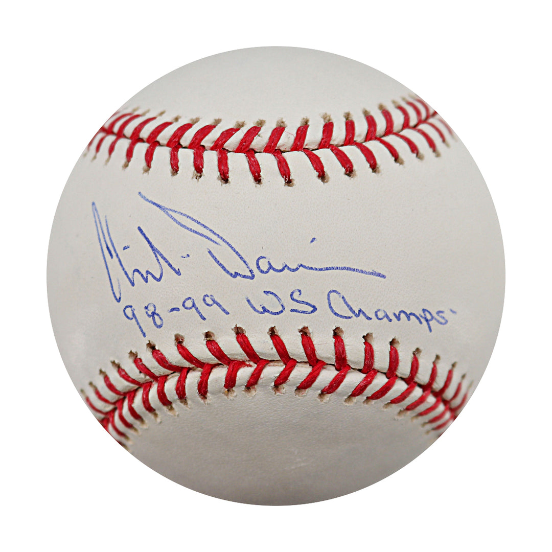 Chili Davis New York Yankees Autographed Inscribed OMLB Baseball MAB Holo