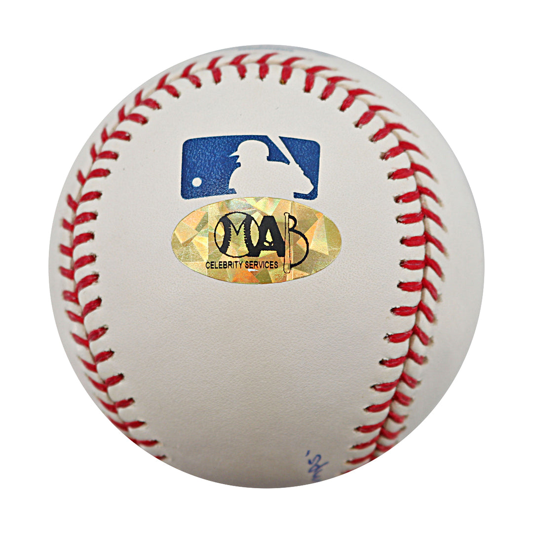 Chili Davis New York Yankees Autographed Inscribed OMLB Baseball MAB Holo