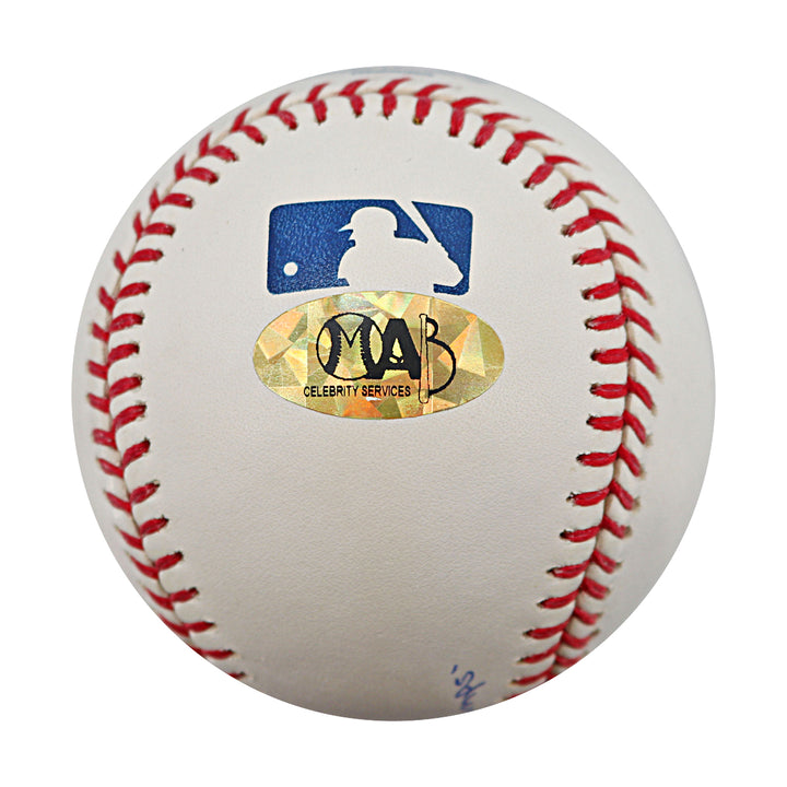 Chili Davis New York Yankees Autographed Inscribed OMLB Baseball MAB Holo