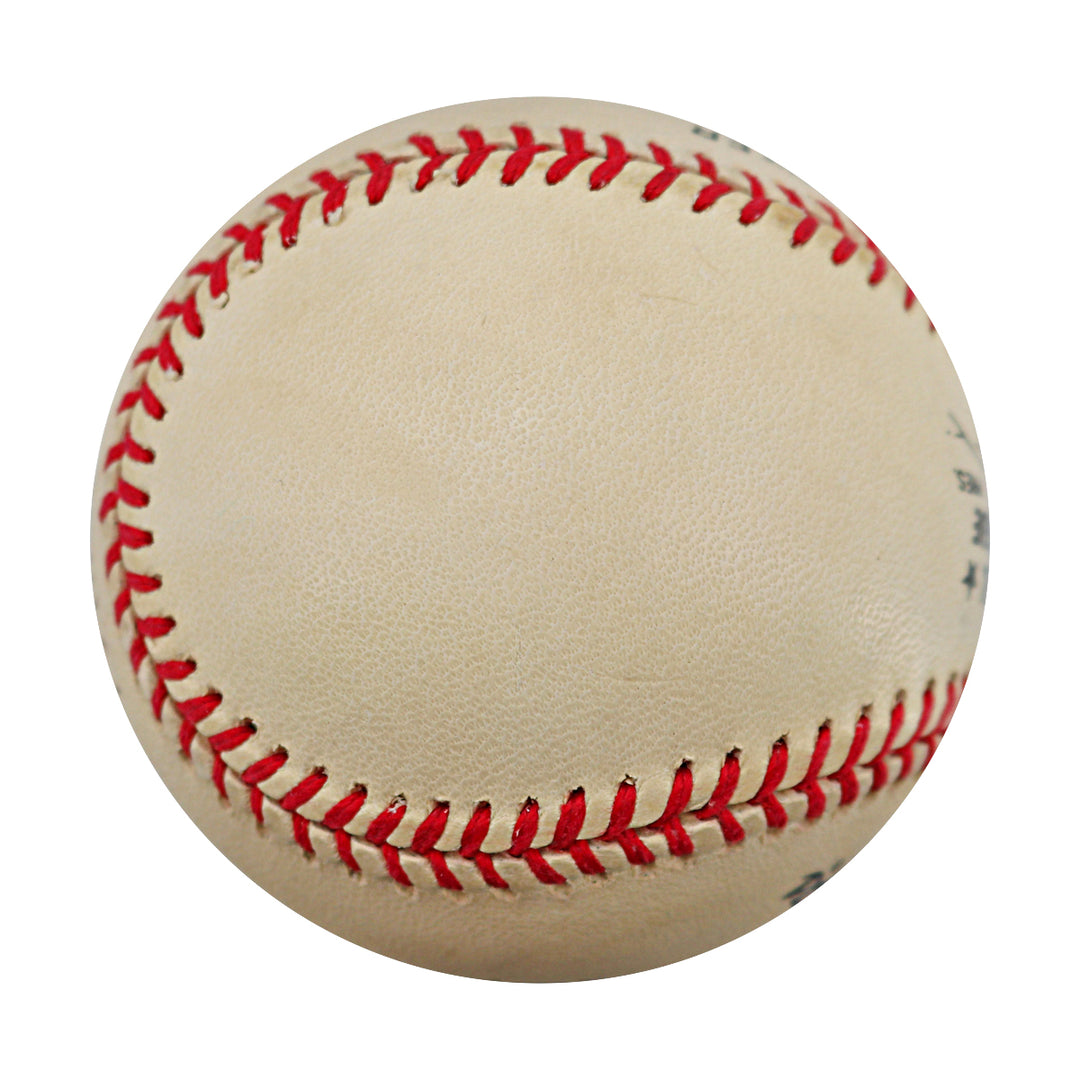 Magic Johnson Los Angeles Lakers Autographed ONL Baseball Triumph Holo