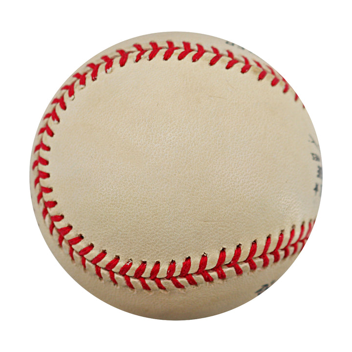 Magic Johnson Los Angeles Lakers Autographed ONL Baseball Triumph Holo