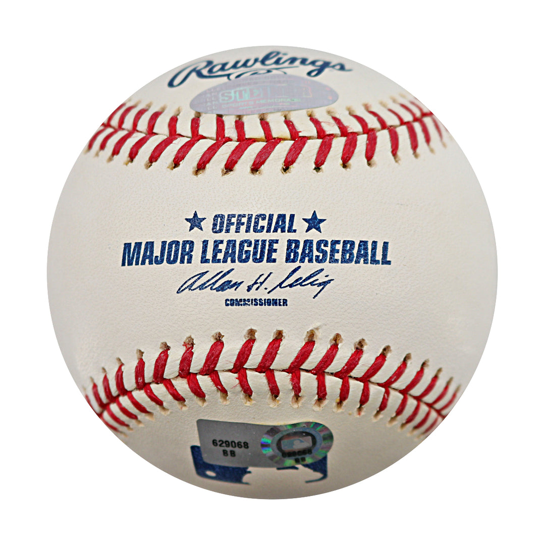 Phil Hughes New York Yankees Autographed Inscribed OMLB Baseball Steiner COA