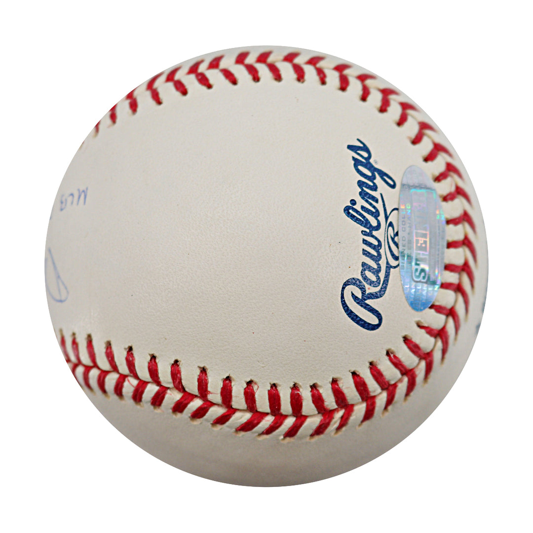 Phil Hughes New York Yankees Autographed Inscribed OMLB Baseball Steiner COA