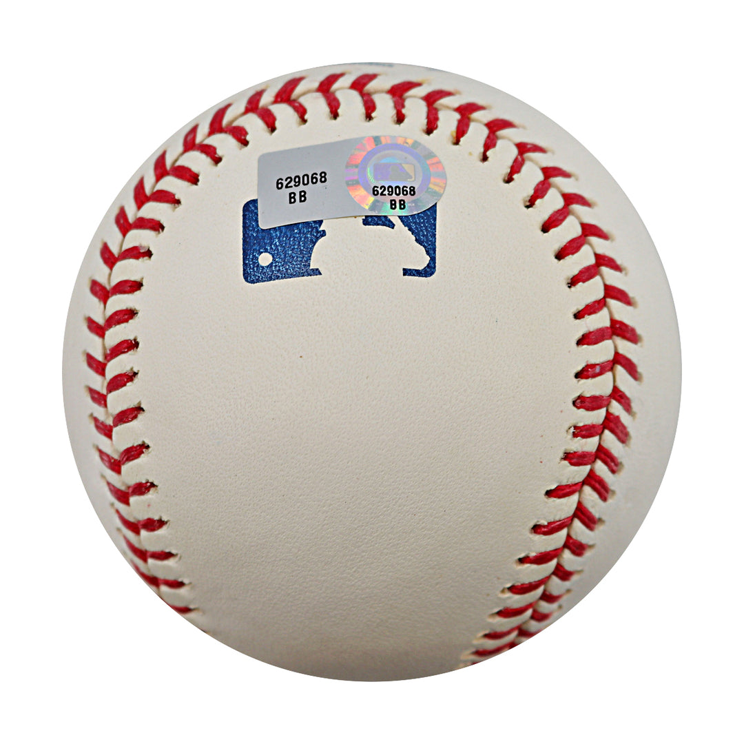 Phil Hughes New York Yankees Autographed Inscribed OMLB Baseball Steiner COA