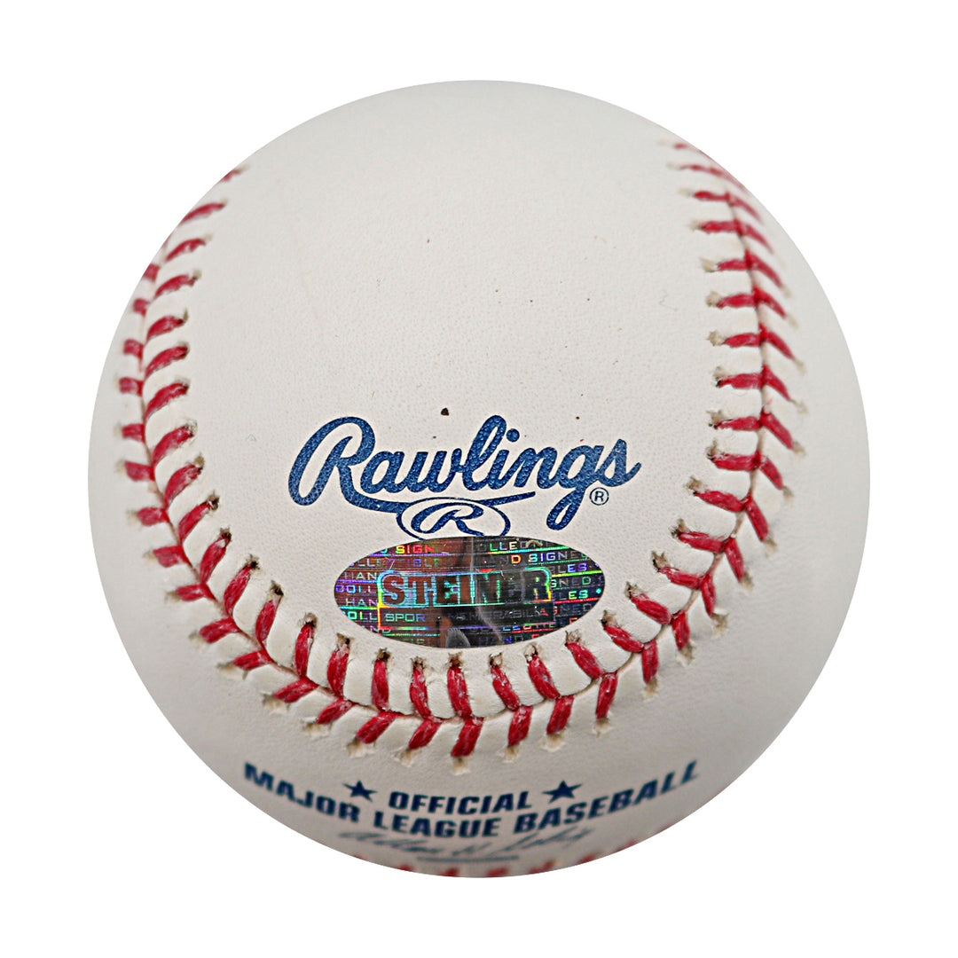 Ivan Nova Yankees Pirates Autographed OMLB Baseball Steiner COA