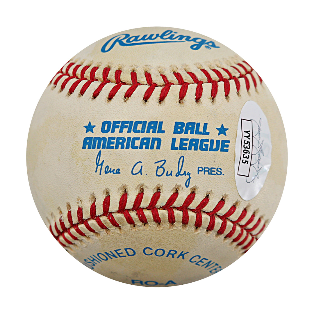 Jim Brown Cleveland Browns Autographed OAL Baseball JSA LOA