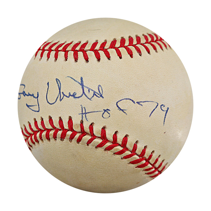 Johnny Unitas Baltimore Colts Autographed Inscribed ONL Baseball JSA LOA