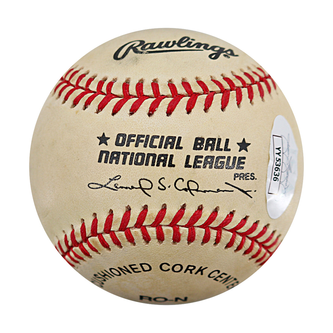 Johnny Unitas Baltimore Colts Autographed Inscribed ONL Baseball JSA LOA