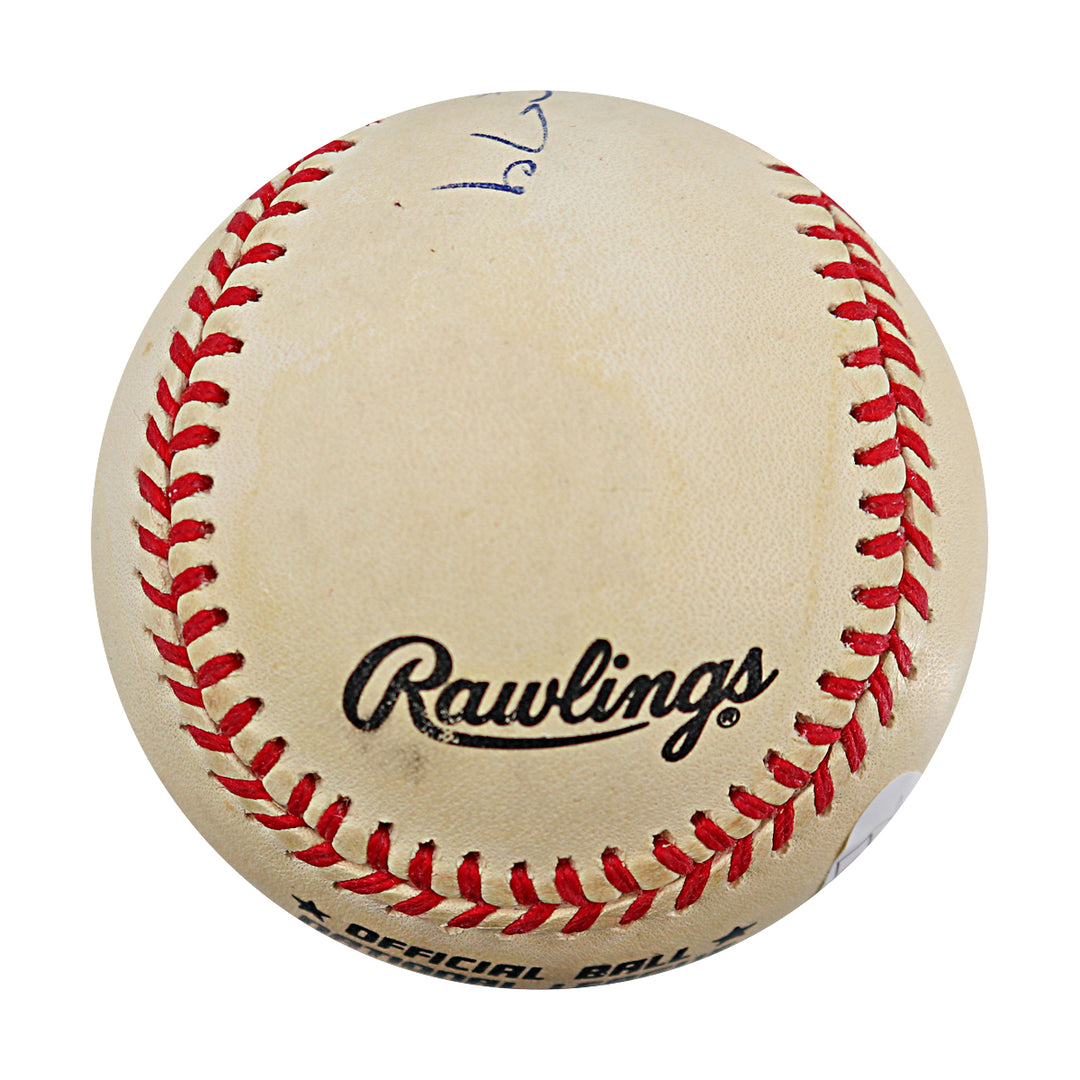 Johnny Unitas Baltimore Colts Autographed Inscribed ONL Baseball JSA LOA