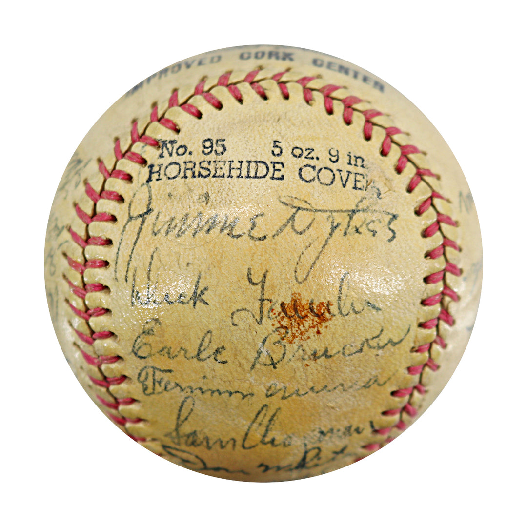 1949 Philadelphia A's Multi Signed Official League Baseball 21 Autos JSA LOA