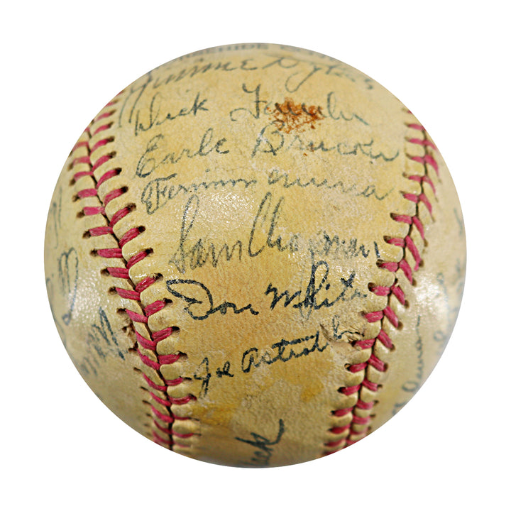 1949 Philadelphia A's Multi Signed Official League Baseball 21 Autos JSA LOA