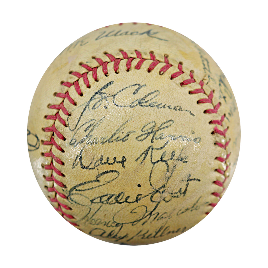 1949 Philadelphia A's Multi Signed Official League Baseball 21 Autos JSA LOA