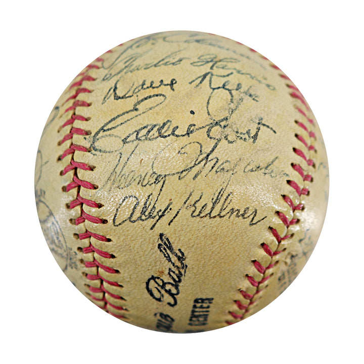 1949 Philadelphia A's Multi Signed Official League Baseball 21 Autos JSA LOA