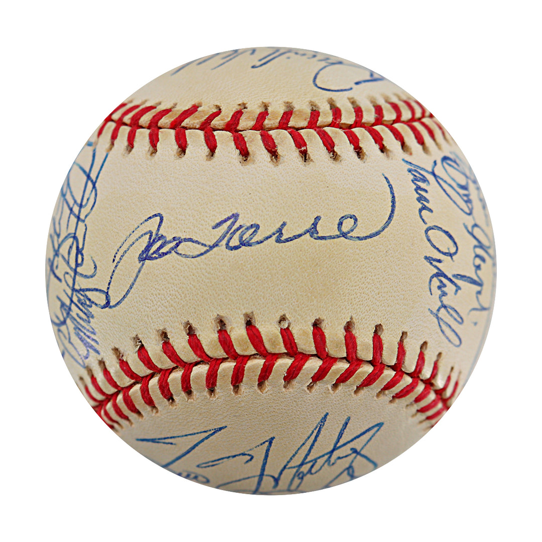 Torre Jeter Rivera 98 New York Yankees Team Signed OAL Baseball 28 Autos JSA LOA