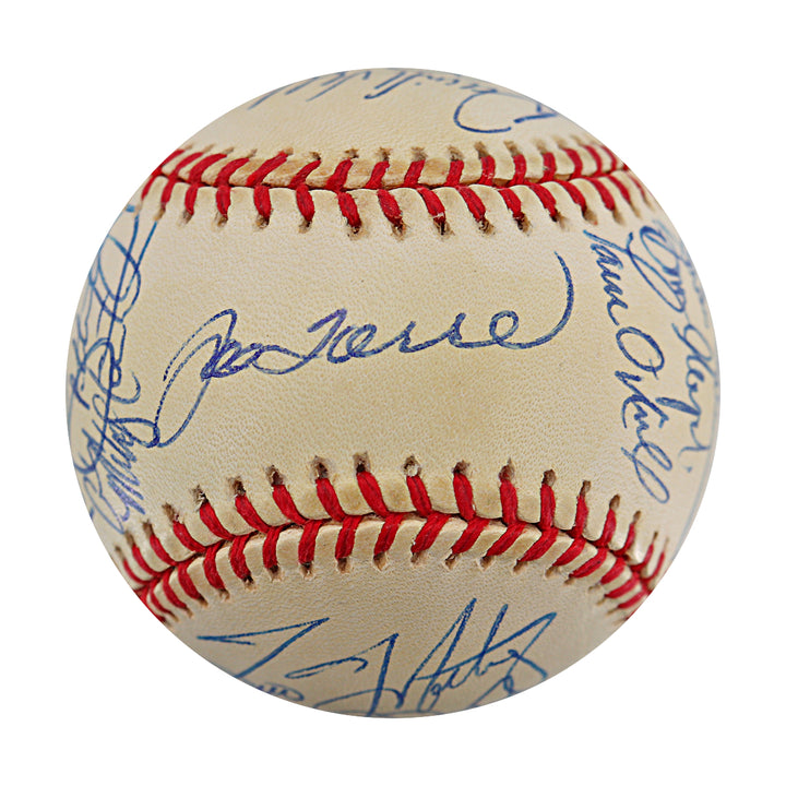 Torre Jeter Rivera 98 New York Yankees Team Signed OAL Baseball 28 Autos JSA LOA