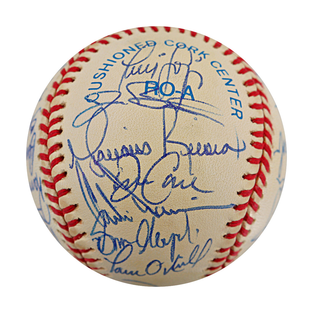 Torre Jeter Rivera 98 New York Yankees Team Signed OAL Baseball 28 Autos JSA LOA