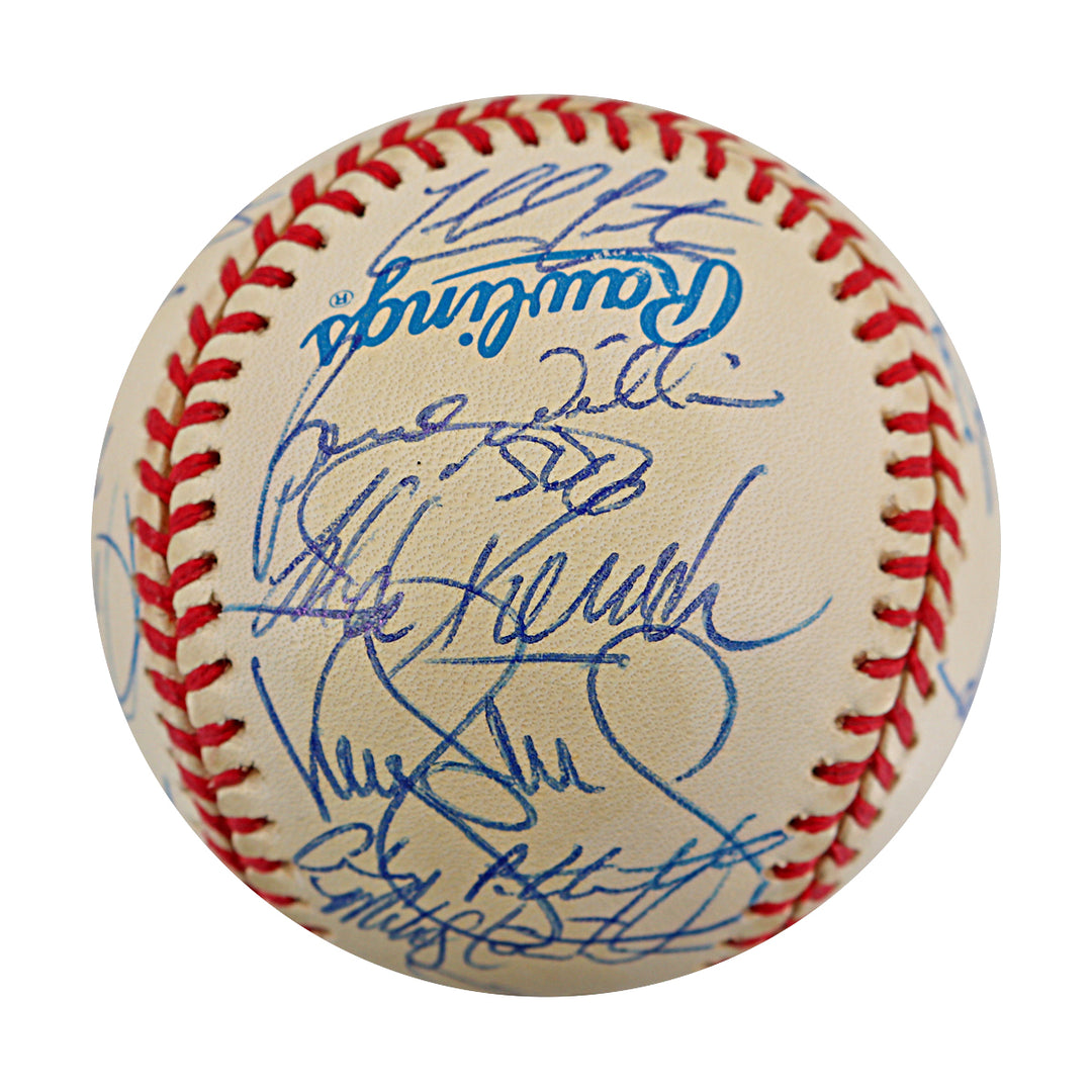 Torre Jeter Rivera 98 New York Yankees Team Signed OAL Baseball 28 Autos JSA LOA
