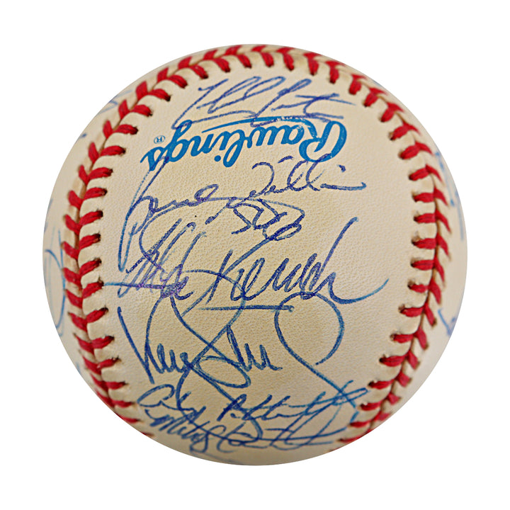 Torre Jeter Rivera 98 New York Yankees Team Signed OAL Baseball 28 Autos JSA LOA
