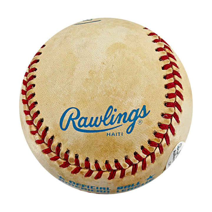 Denny McLain Detroit Tigers Autographed Inscribed OAL Baseball JSA COA