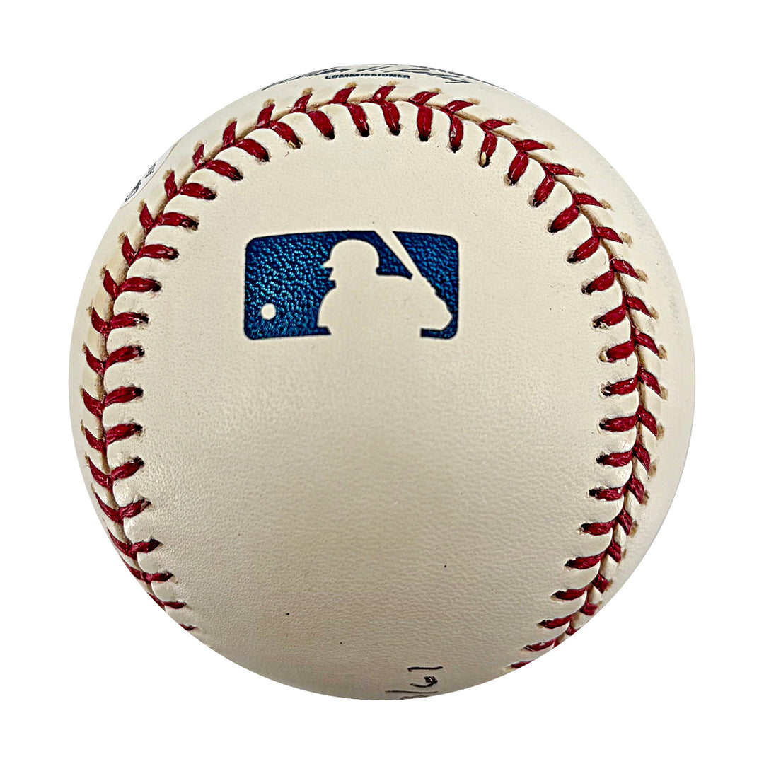 Art Mahaffey Philadelphia Phillies Autographed Inscribed OMLB Baseball JSA COA
