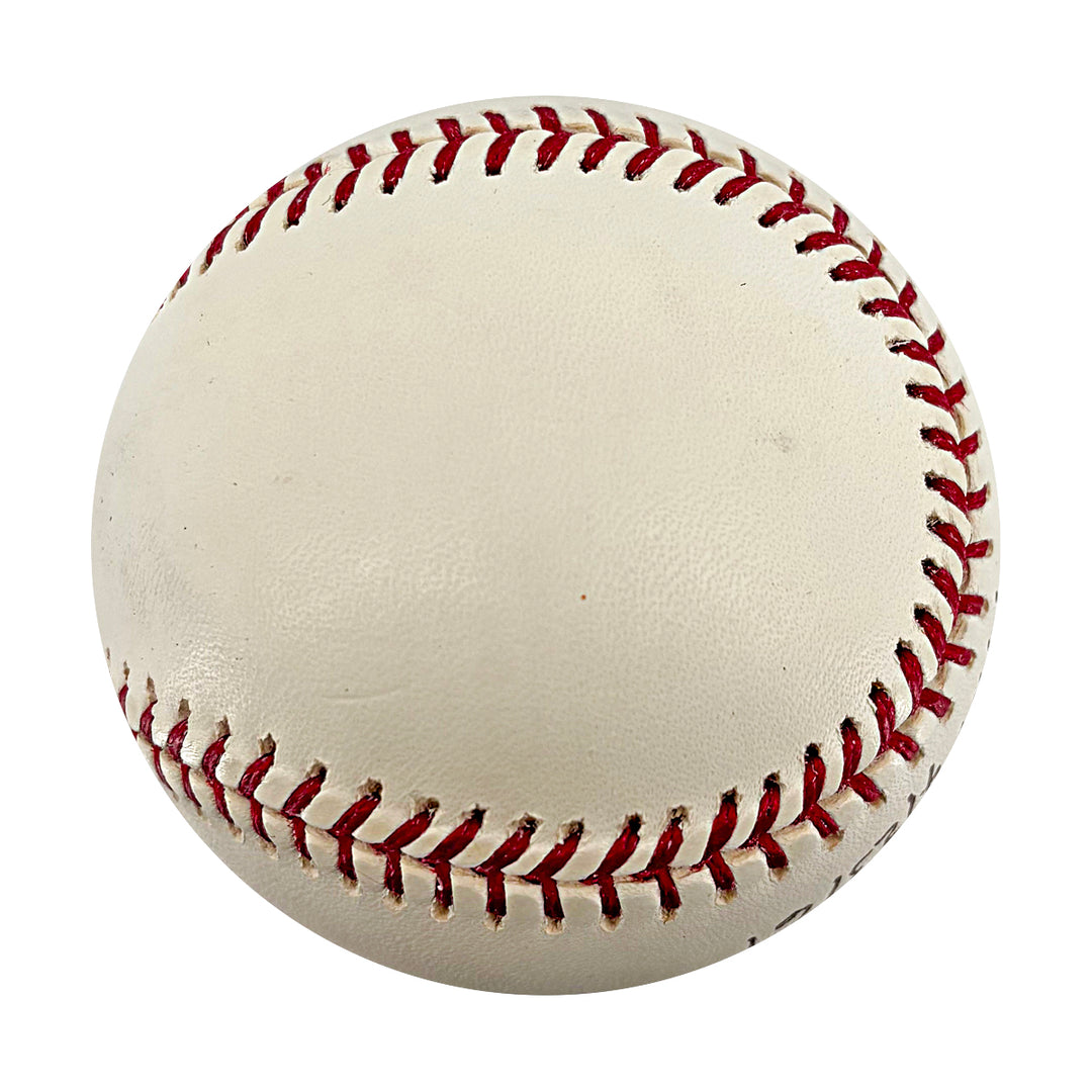 Art Mahaffey Philadelphia Phillies Autographed Inscribed OMLB Baseball JSA COA