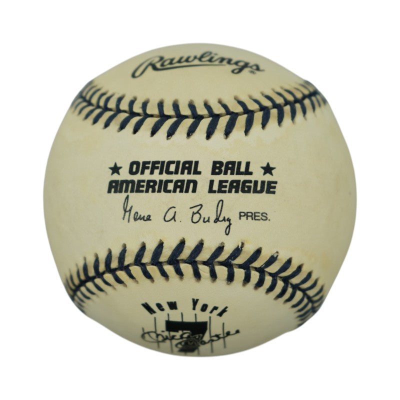 Mickey Mantle New York Yankees Logo OAL Baseball 