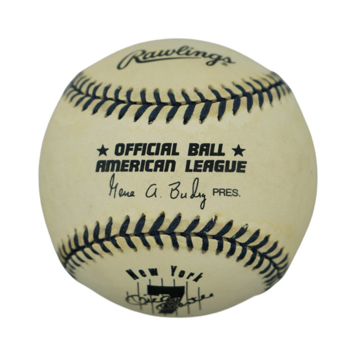 Mickey Mantle New York Yankees Logo OAL Baseball 