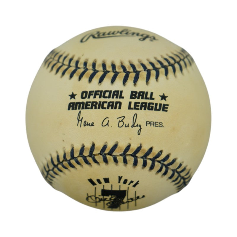 Mickey Mantle New York Yankees Logo OAL Baseball - 3