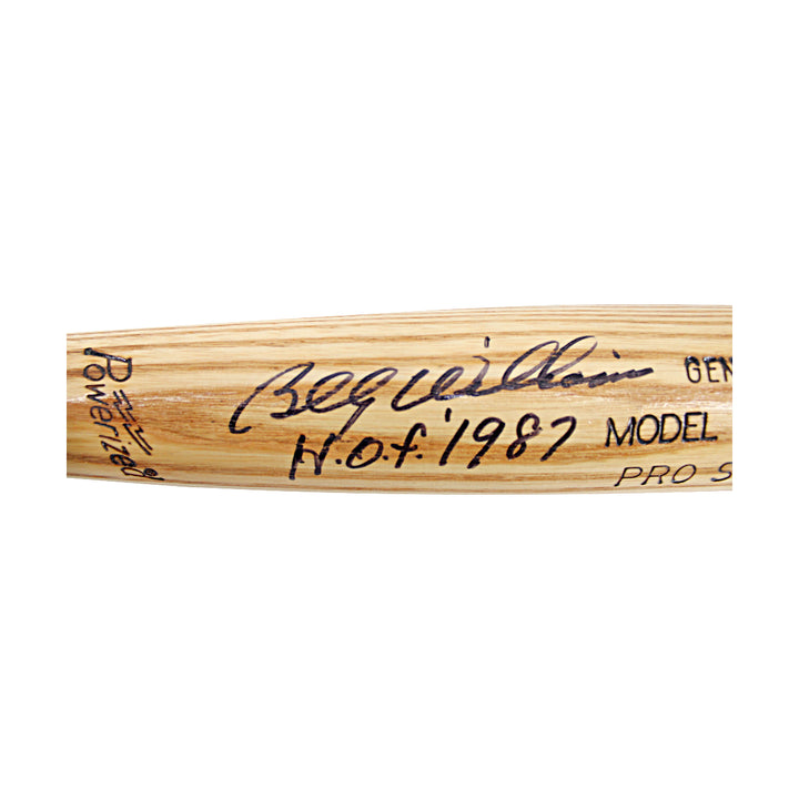 Billy Williams Cubs Autographed Inscribed Louisville Slugger Model Bat JSA COA