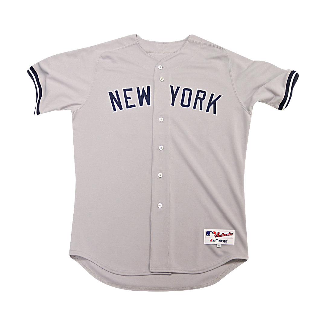 Mariano Rivera Yankees Autographed Inscribed Majestic Road Jersey Steiner COA