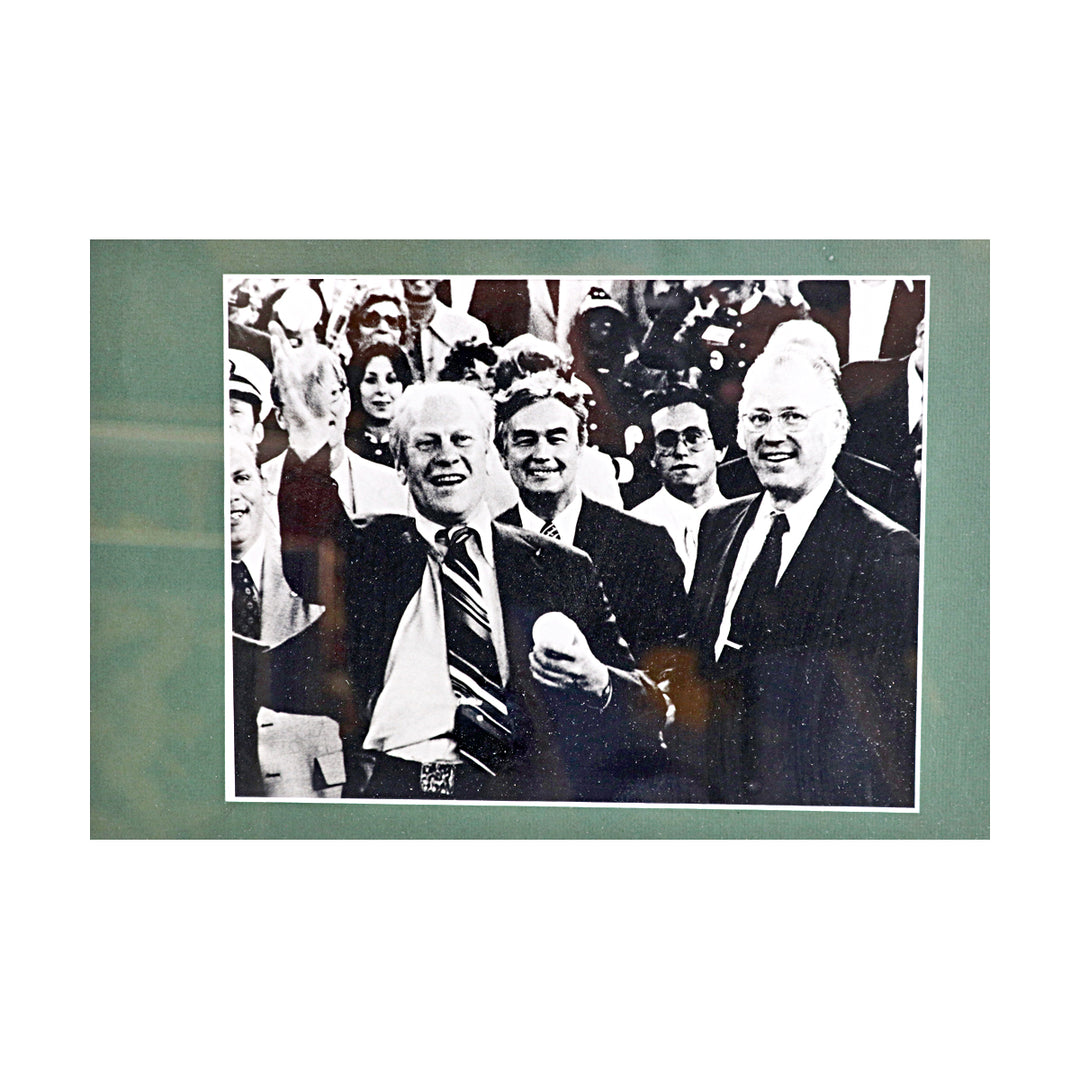 President Jimmy Carter Framed Baseball 8x10 Photo