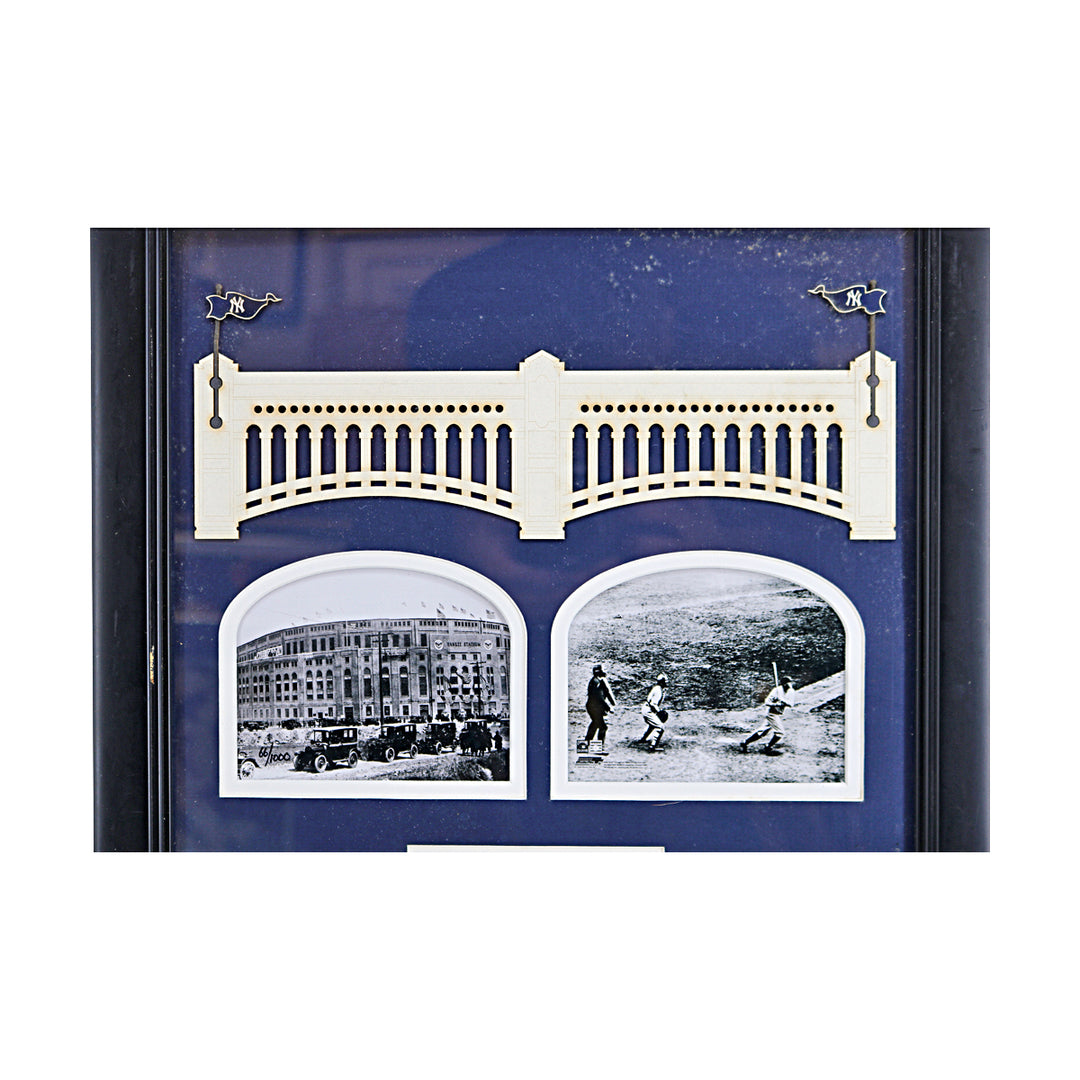 Babe Ruth New York Yankees Framed Game Used Dirt 12x14 Collage MLB Holo