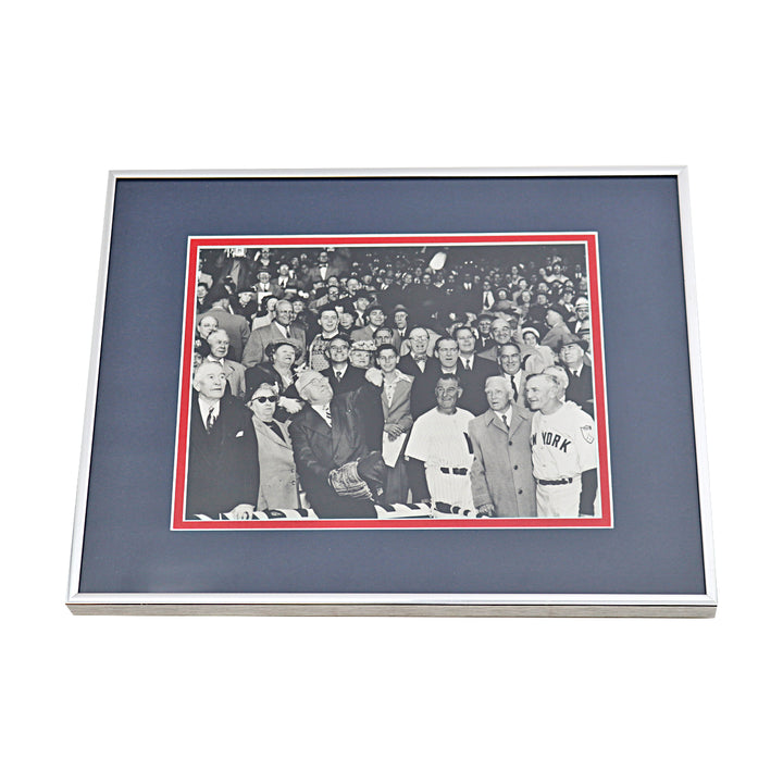 President Harry Truman Framed 1947 Opening Day Senators vs Athletics 8x10 Photo