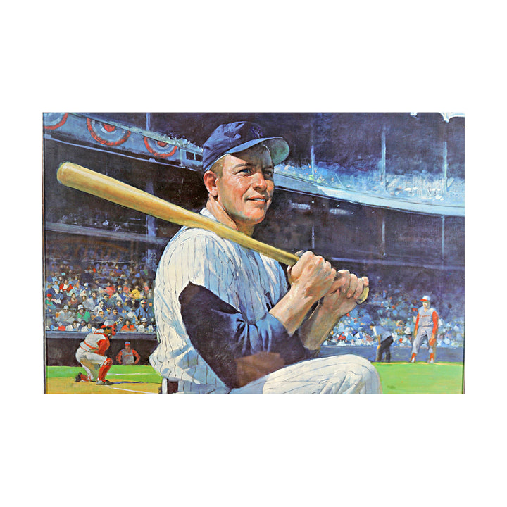 Mickey Mantle New York Yankees Framed 23x36 Restaurant Menu